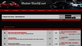 What Motorworld.net website looked like in 2016 (8 years ago)