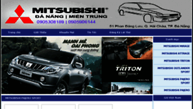 What Mitsubishidanang.vn website looked like in 2016 (8 years ago)