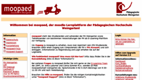 What Moopaed.de website looked like in 2016 (8 years ago)