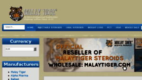 What Malaytiger-shop.org website looked like in 2016 (8 years ago)