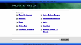 What Meteomauritius.com website looked like in 2016 (8 years ago)