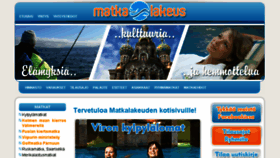 What Matkalakeus.fi website looked like in 2016 (8 years ago)