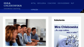 What Mirachlebowska.pl website looked like in 2016 (8 years ago)
