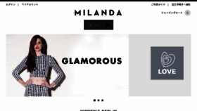 What Milanda-store.com website looked like in 2016 (8 years ago)