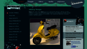 What Motosalone.cz website looked like in 2016 (8 years ago)