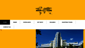 What Miamiinfotours.com website looked like in 2016 (8 years ago)
