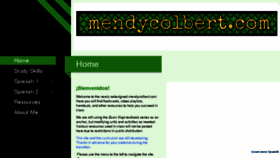 What Mendycolbert.com website looked like in 2016 (8 years ago)