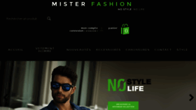 What Misterfashion.fr website looked like in 2016 (8 years ago)