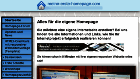 What Meine-erste-homepage.de website looked like in 2016 (8 years ago)