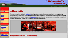 What Mongolyurt.com website looked like in 2016 (8 years ago)