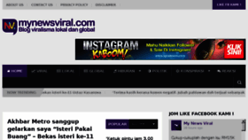 What Mynewsviral.com website looked like in 2016 (8 years ago)