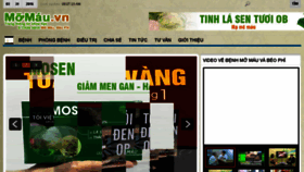 What Momau.vn website looked like in 2016 (8 years ago)