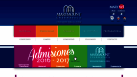 What Marymount.edu.mx website looked like in 2016 (8 years ago)