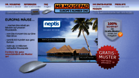What Mr-mousepad.de website looked like in 2016 (8 years ago)