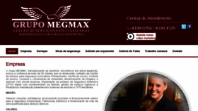 What Megmax.com.br website looked like in 2016 (8 years ago)