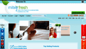 What Miteyfresh.com.au website looked like in 2016 (8 years ago)
