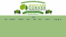 What Musicianscornernashville.com website looked like in 2016 (8 years ago)