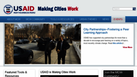 What Makingcitieswork.org website looked like in 2016 (8 years ago)