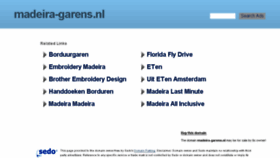 What Madeira-garens.nl website looked like in 2016 (8 years ago)