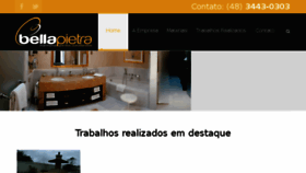 What Marmorariabellapietra.com.br website looked like in 2016 (8 years ago)