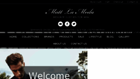 What Mattlamoda.com website looked like in 2016 (8 years ago)