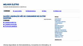 What Melhoreletro.com website looked like in 2016 (8 years ago)