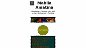 What Mahliaamatina.com website looked like in 2016 (8 years ago)