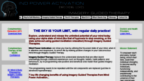 What Mindpoweractivation.com website looked like in 2016 (8 years ago)