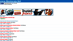 What Moviesraja.net website looked like in 2016 (8 years ago)