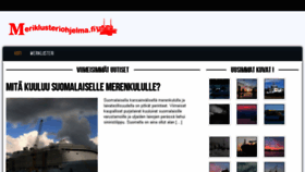 What Meriklusteriohjelma.fi website looked like in 2016 (8 years ago)