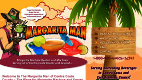 What Mymargaritaman.com website looked like in 2016 (8 years ago)