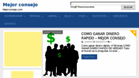 What Mejorconsejo.com website looked like in 2016 (8 years ago)