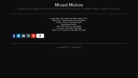 What Mixedmotive.com website looked like in 2016 (8 years ago)