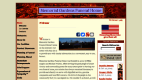 What Memorialgardenssheridan.com website looked like in 2016 (8 years ago)