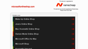 What Microsoftonlineshop.com website looked like in 2016 (8 years ago)