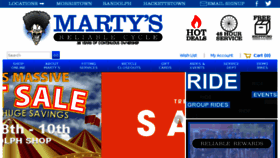 What Martysreliable.com website looked like in 2016 (8 years ago)