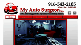 What Myautosurgeon.com website looked like in 2016 (8 years ago)