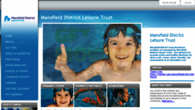 What Mansfieldleisure.com website looked like in 2016 (8 years ago)
