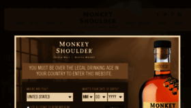What Monkeyshoulder.com website looked like in 2016 (8 years ago)