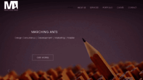 What Marchingantsllp.com website looked like in 2016 (8 years ago)