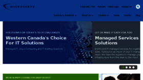 What Microserve.ca website looked like in 2016 (8 years ago)