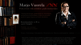 What Marjovuorela.fi website looked like in 2016 (8 years ago)