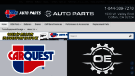 What Mossbrosautoparts.com website looked like in 2016 (8 years ago)