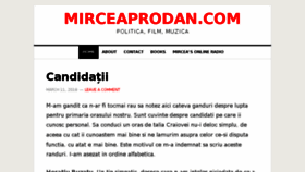 What Mirceaprodan.com website looked like in 2016 (8 years ago)