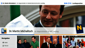 What Michalitsch.at website looked like in 2016 (8 years ago)
