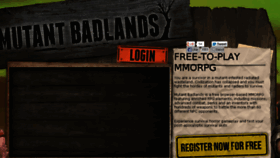 What Mutantbadlands.com website looked like in 2016 (8 years ago)