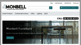 What Monbell.com.au website looked like in 2016 (8 years ago)