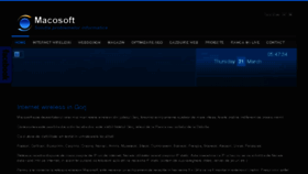 What Macosoft.ro website looked like in 2016 (8 years ago)