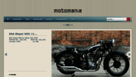 What Motomania.at website looked like in 2016 (8 years ago)
