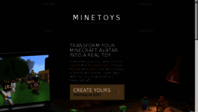 What Minetoys.com website looked like in 2016 (8 years ago)